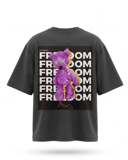 Good Boy Teddy : Printed Oversized T-Shirt - Peepri