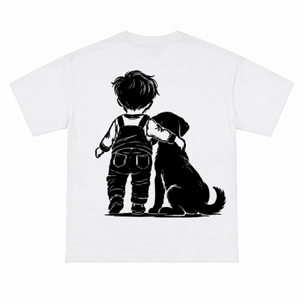 Dog Lover : Printed Oversized T-Shirt - Peepri