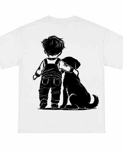 Dog Lover : Printed Oversized T-Shirt