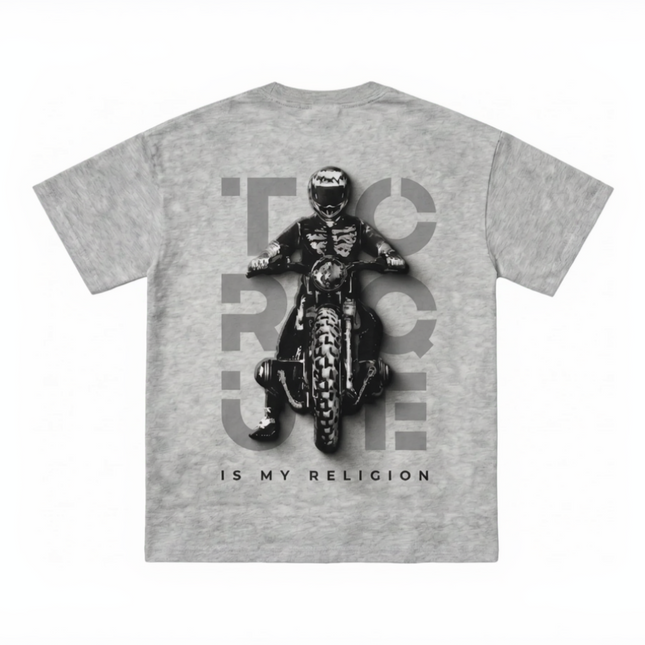Bike Love Torque : Printed Oversized T-Shirt