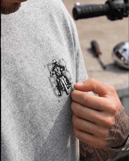 Bike Love Torque : Printed Oversized T-Shirt - Peepri