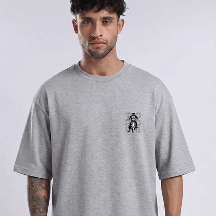 Bike Love Torque : Printed Oversized T-Shirt - Peepri