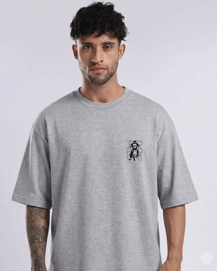 Bike Love Torque : Printed Oversized T-Shirt - Peepri