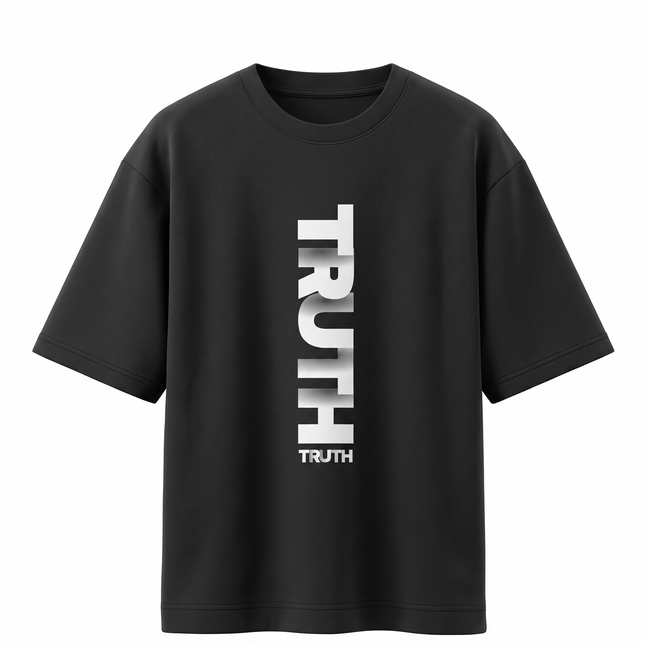 Truth : Printed Oversized T-Shirt