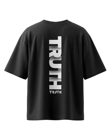 Truth : Printed Oversized T-Shirt