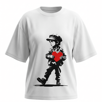 Jhonny Walker : Printed Oversized T-Shirt - Peepri
