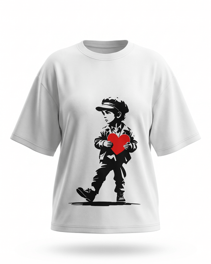 Jhonny Walker : Printed Oversized T-Shirt - Peepri