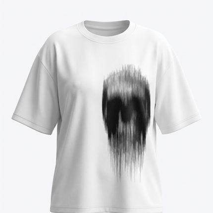 Ghost in Motion : Printed Oversized T-Shirt - Peepri