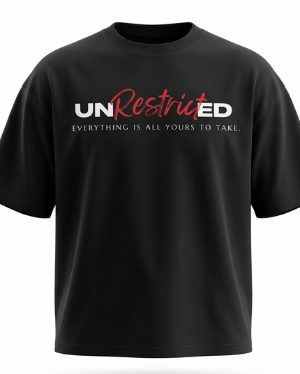 Unrestricted - Bike Lovers : Printed Oversized T-Shirt