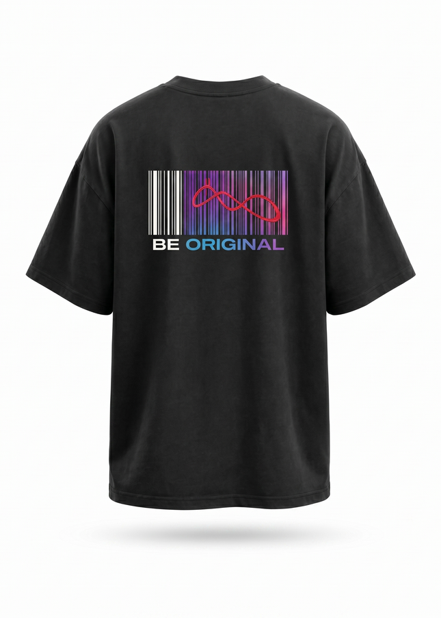 Be Original Official Logo : Printed Oversized T-Shirt