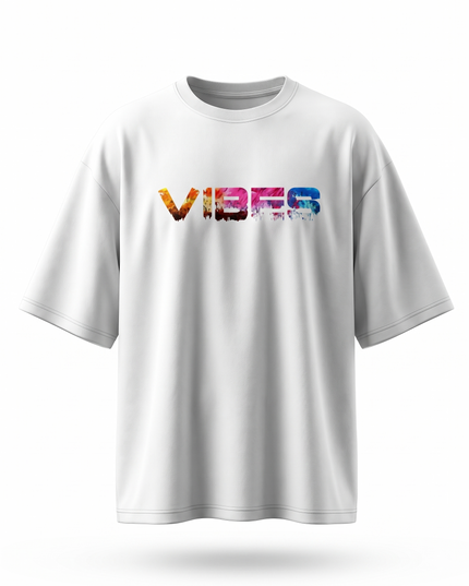 Vibes : Printed Oversized T-Shirt