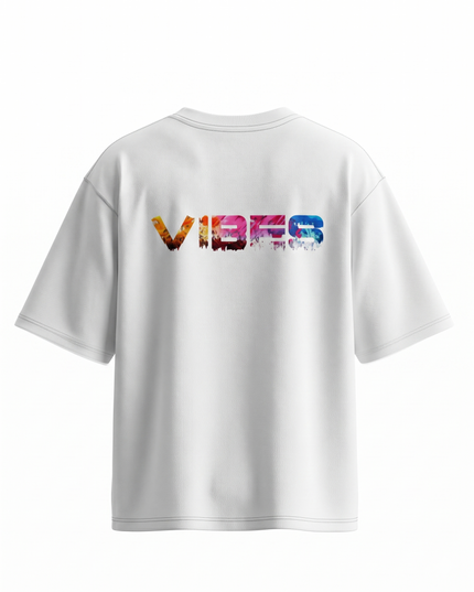 Vibes : Printed Oversized T-Shirt