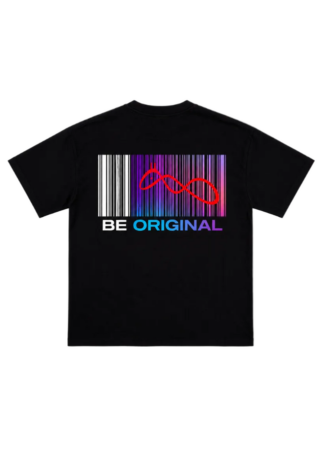 Be Original Official Logo : Printed Oversized T-Shirt