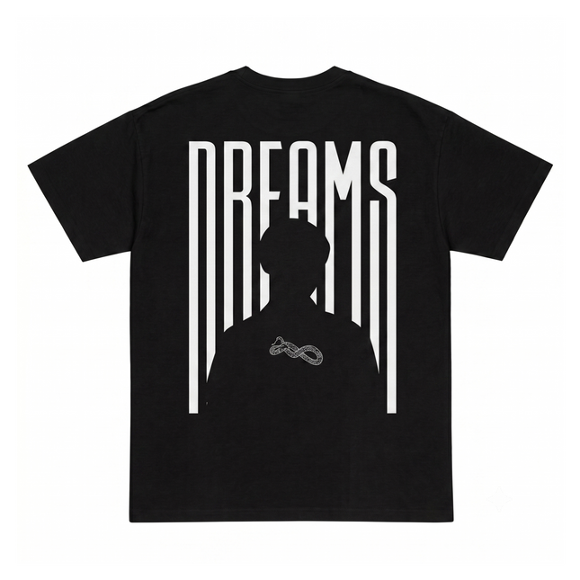 Man With Dreams : Printed Oversized T-Shirt
