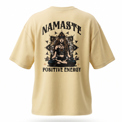 Namaste : Printed Oversized T-Shirt