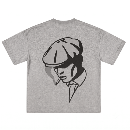 Gentle Men : Printed Oversized T-Shirt - Peepri