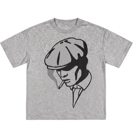 Gentle Men : Printed Oversized T-Shirt - Peepri