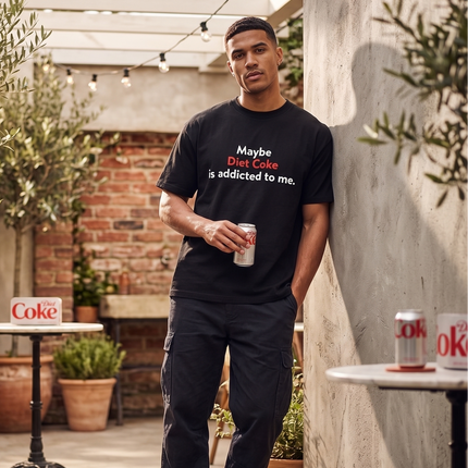 Diet Coke: Printed Oversized T-Shirt