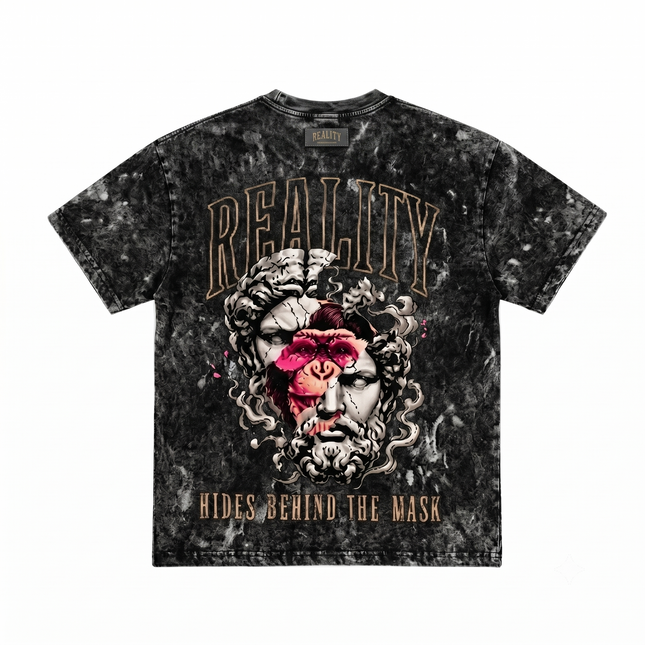 Monkey Mix : Acid Washed Oversized T-Shirt