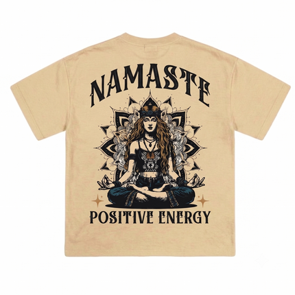 Namaste : Printed Oversized T-Shirt