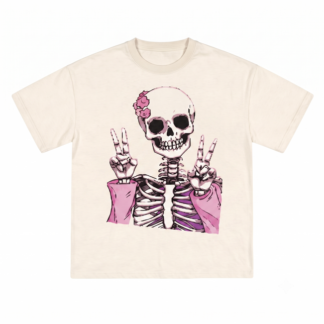 Victory Ghost : Printed Oversized T-Shirt